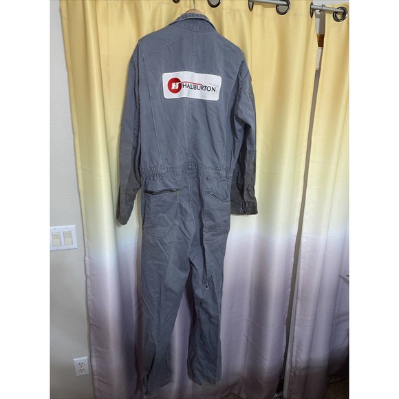 Team Halliburton Original Authentic Oil Worker Uniform One Piece 70x23 XXL - Picture 3 of 16